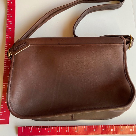 Coach Vintage Rambler's Legacy Mahogany Brown Shoulder Bag - Picture 2 of 7